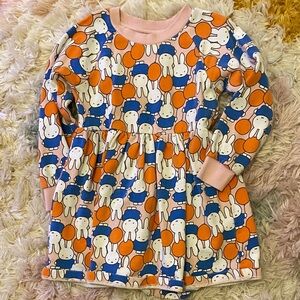 Hanna Anderson Miffy sweatshirt dress